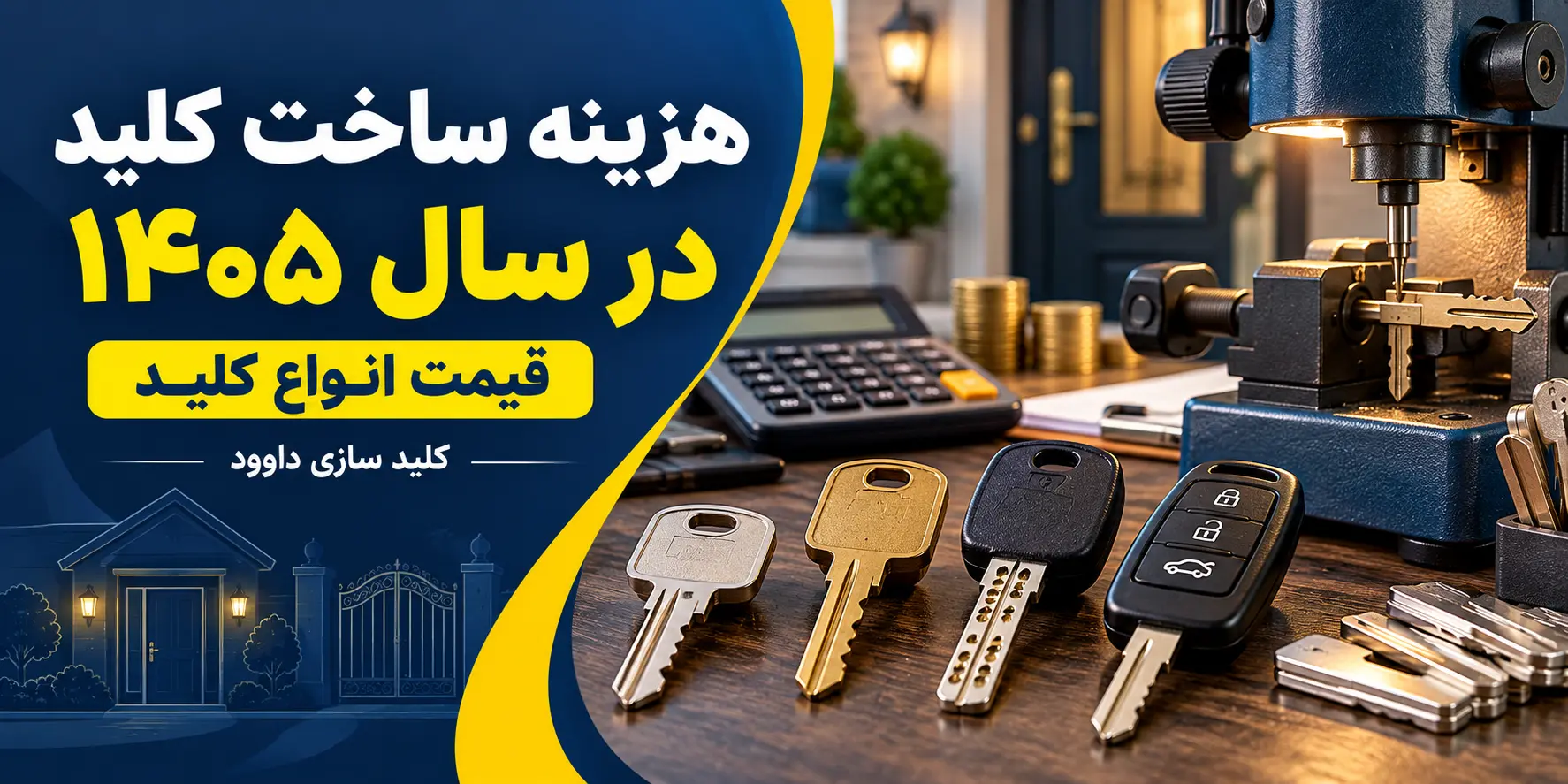 هزینه ساخت کلید ۱۴۰۵